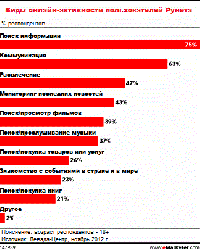 Причины выхода российских пользователей в интернет