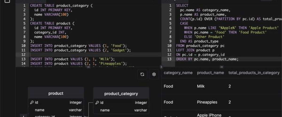 Онлайн-песочница для обучения и тестирования SQL